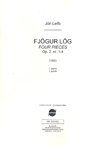 Fjögur lög op.2,1-4