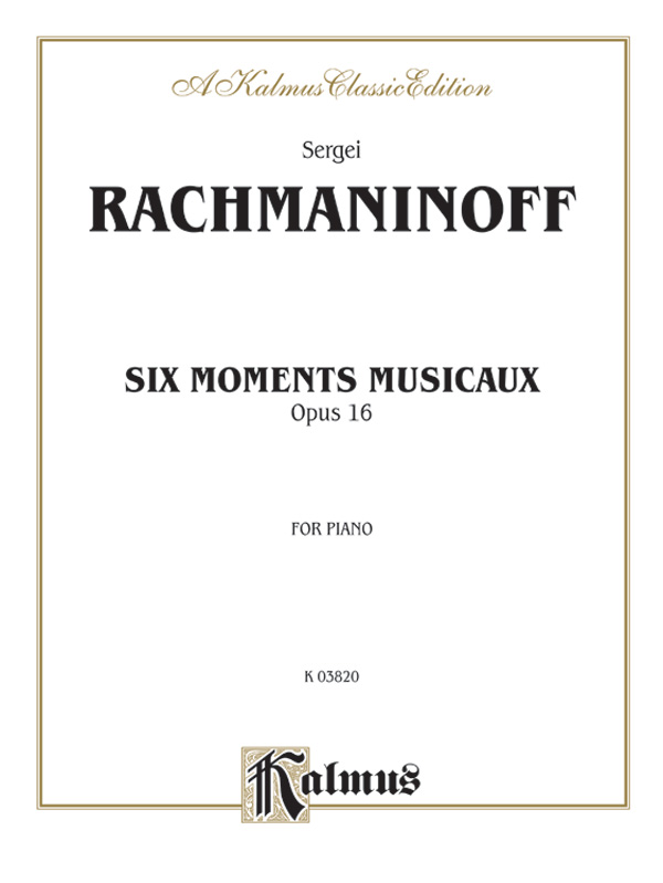 6 moments musicaux op.16