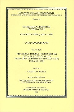 Sources manuscrites en tablature