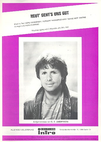 Heut geht's uns gut: Einzelausgabe