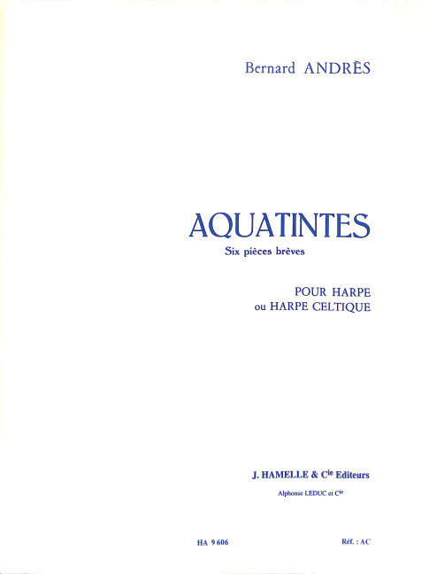 Aquatintes 6 pièces brèves