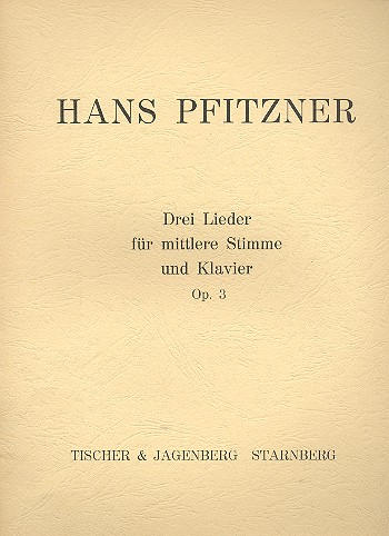 3 Lieder op.3