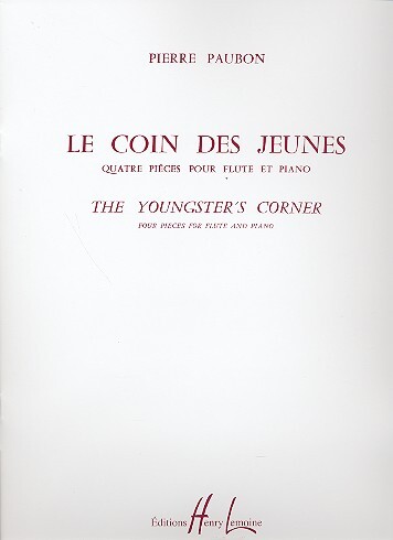 Le coin de jeunes 4 pieces pour flute
