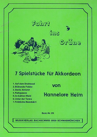 Fahrt ins Grüne 7 Spielstücke für