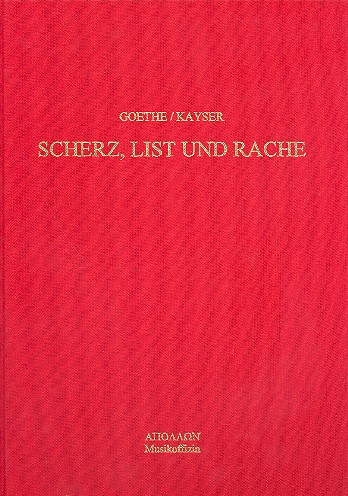 Scherz, List und Rache Klavierauszug