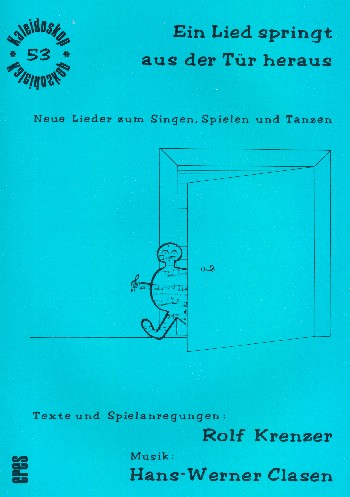 Ein Lied springt aus der Tür heraus