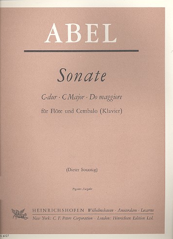 Sonate C-Dur für Flöte und