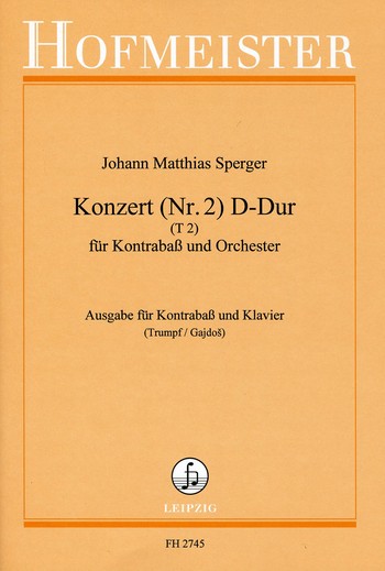 Konzert D-Dur Nr.2 für Kontrabass und Orchester