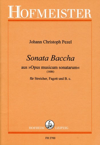 Sonata baccha für Fagott, Streicher und Bc