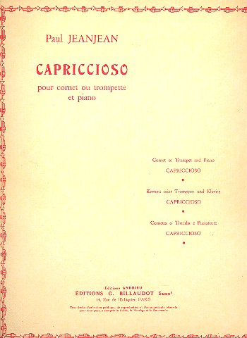 Capriccioso pour cornet ou