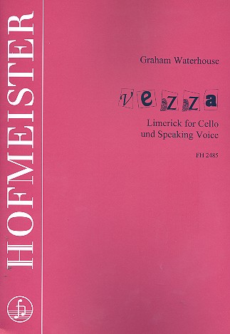 Vezza for cello and speaking voice