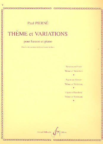 Thème et variations pour basson et