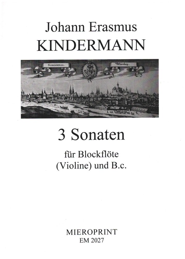 3 Sonaten für Blockflöte (Violine)
