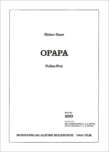 Opapa Polka-Fox für diatonische