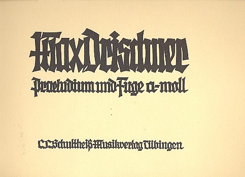 Präludium und Fuge a-Moll