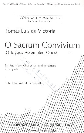 O SACRUM CONVIVIUM FUER 4-STG