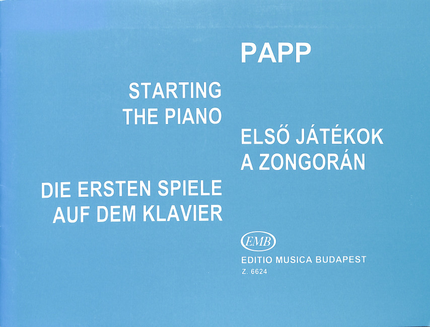 Die ersten Spiele auf dem Klavier