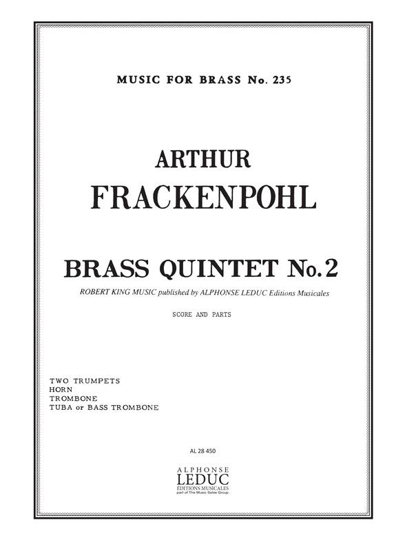 BRASS QUINTET NO.2 POUR 2 TROMPETTES,
