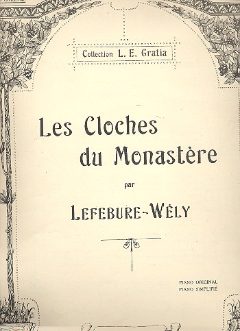 Les cloches du monastere op.54 pour