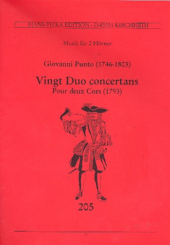 20 DUOS CONCERTANTS POUR 2 CORS