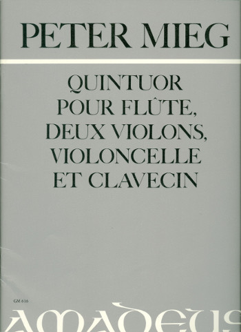 Quintett für Cembalo, Flöte,