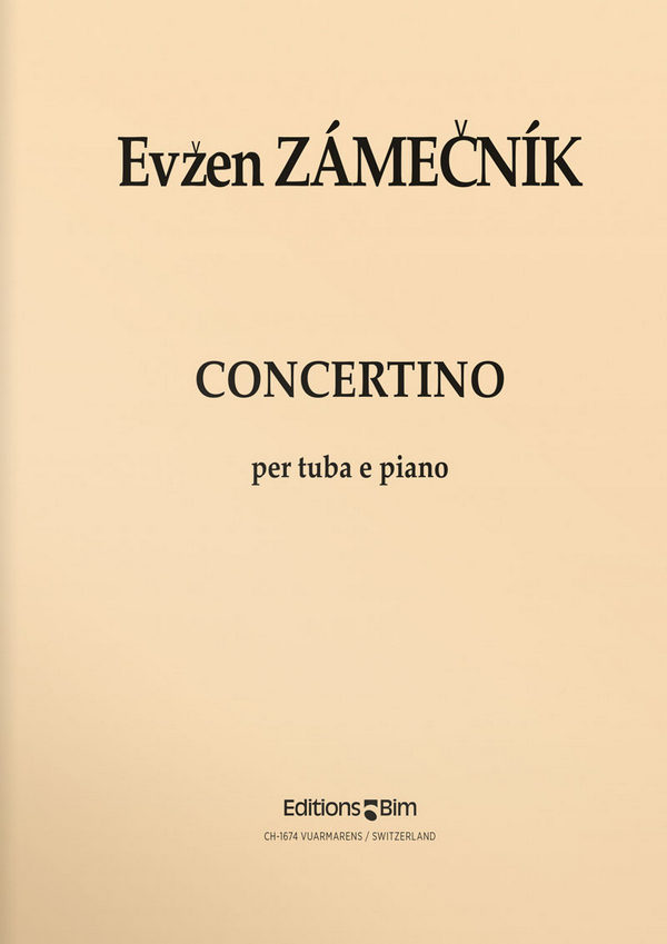 CONCERTINO FOR TUBA AND PIANO