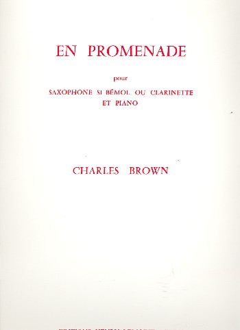 En promenade pour saxophone alto