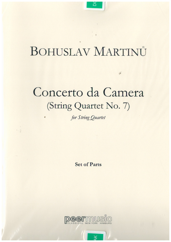 Concerto da Camera (String Quartet No.7)