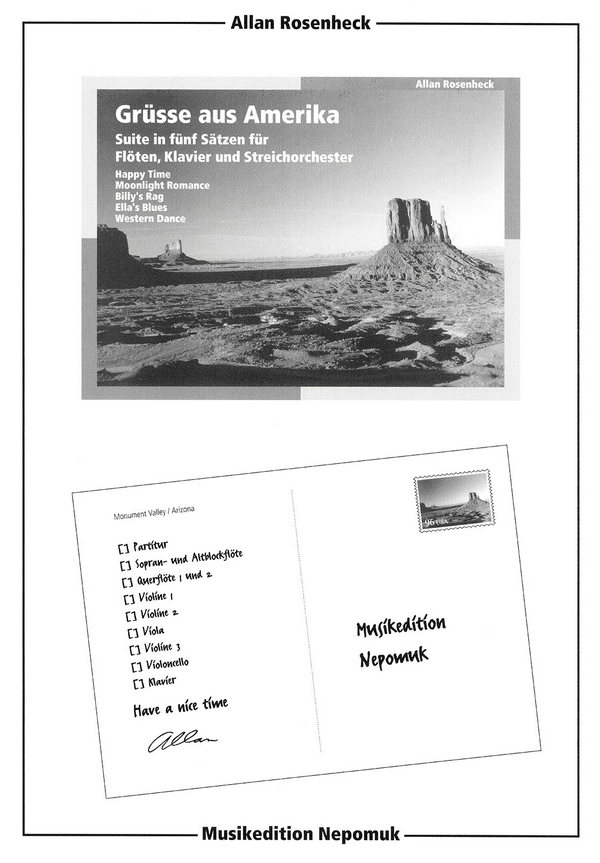 Grüsse aus Amerika Suite in 5 Sätzen