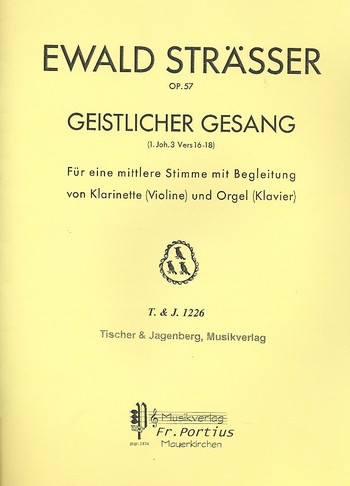 Geistlicher Gesang op.57 für eine