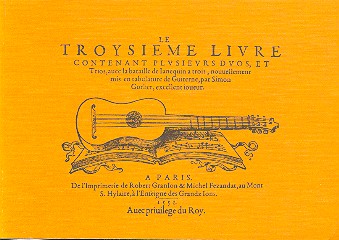 4 Guitar Books op.3 (1551-53)