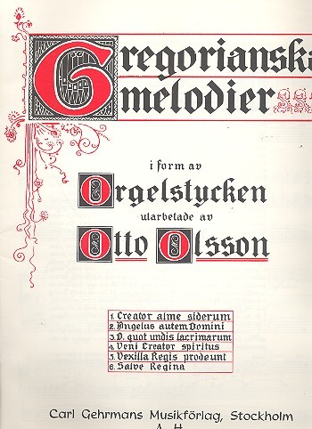 Gregorianska melodier i form av