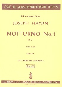 NOTTURNO C-DUR HOB.II:25 FUER