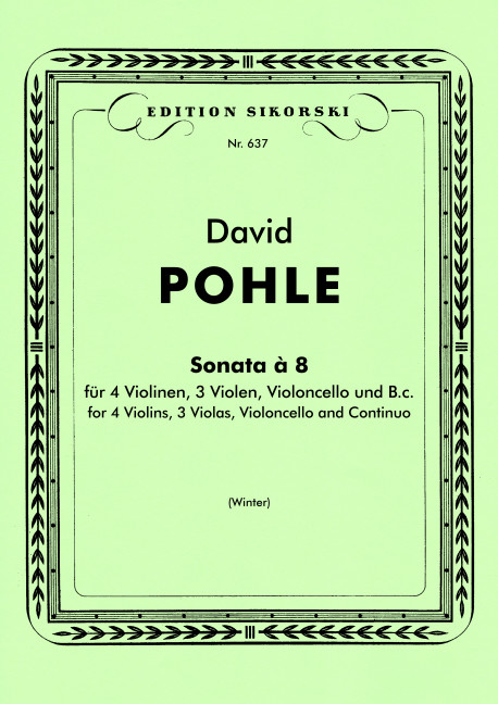 Sonata a 8 für 4 Violinen, 3 Violen,