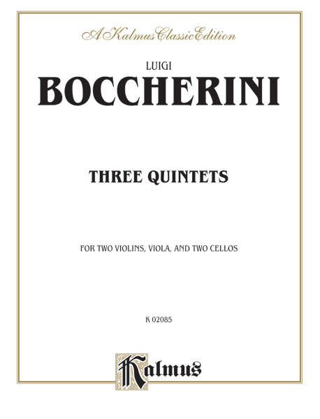 3 QUINTETS FOR 2 VIOLINS, VIOLA AND