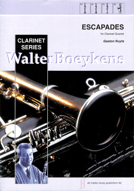 ESCAPADES FOR CLARINET QUARTET