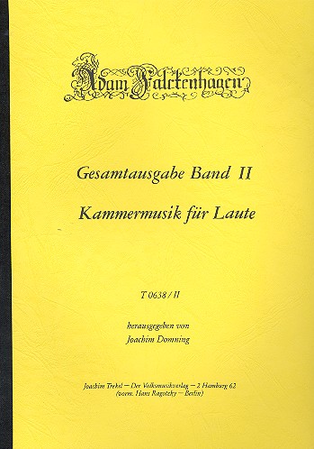 Gesamtausgabe Band 2 Kammermusik