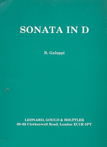 Sonata D major