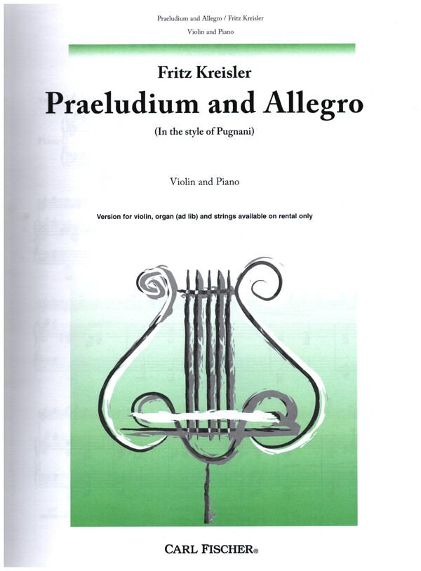 Praeludium and Allegro (in the Style of Pugnani)