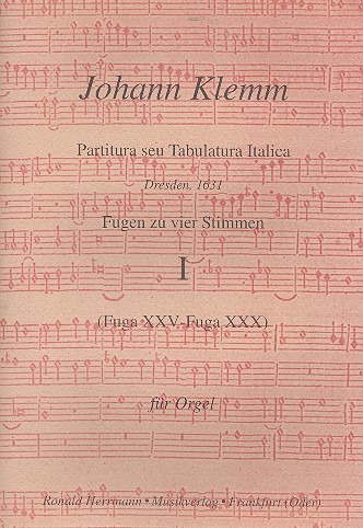 Fugen zu 4 Stimmen Band 1 (Nr.25-30)