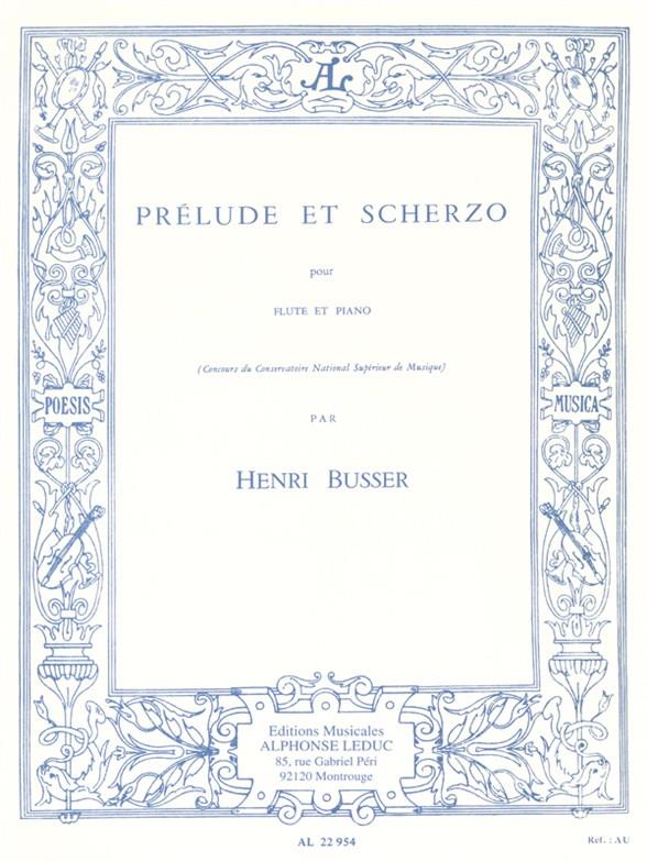 Prélude et scherzo pour flûte et