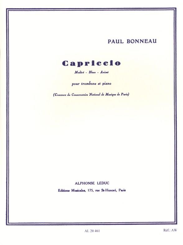Capriccio pour trombone et piano