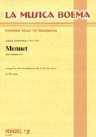 Menuet from Sinfonia E major