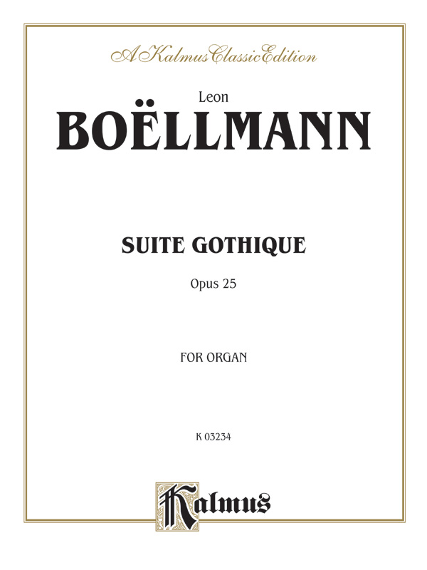 Suite gothique op.25