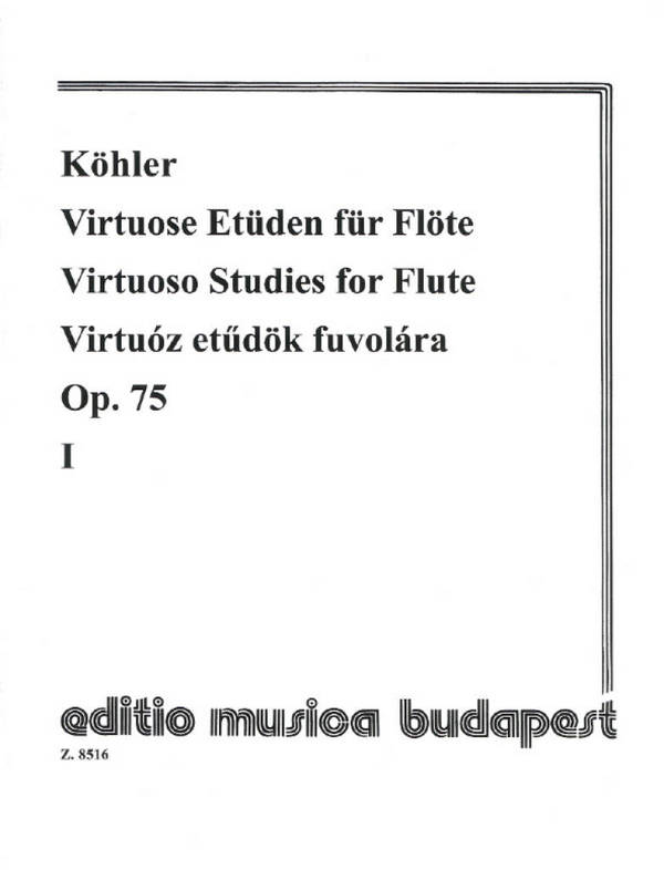 Virtuose Etüden op.75 Band 1