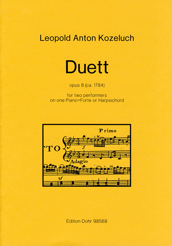 Duett op.8 für Klavier (Cembalo)