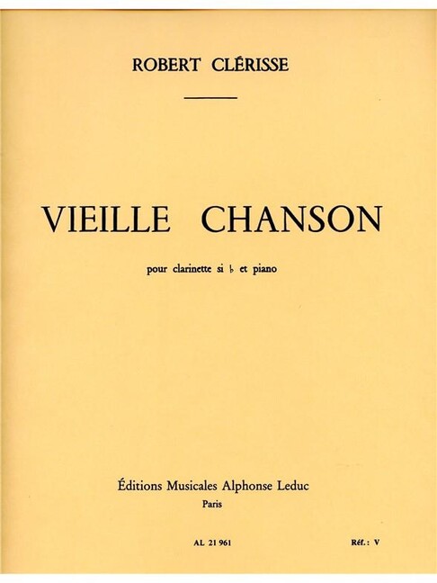 Vieille chanson pour clarinette