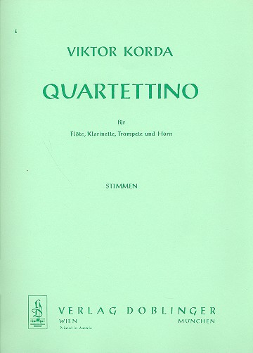 Quartettino für Flöte, Klarinette,