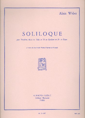 Soliloque pour trombone basse ou