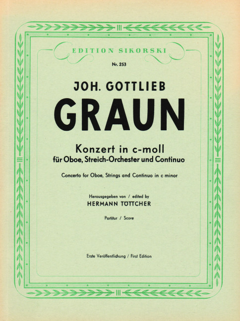 Konzert c-Moll für Oboe,